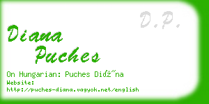 diana puches business card